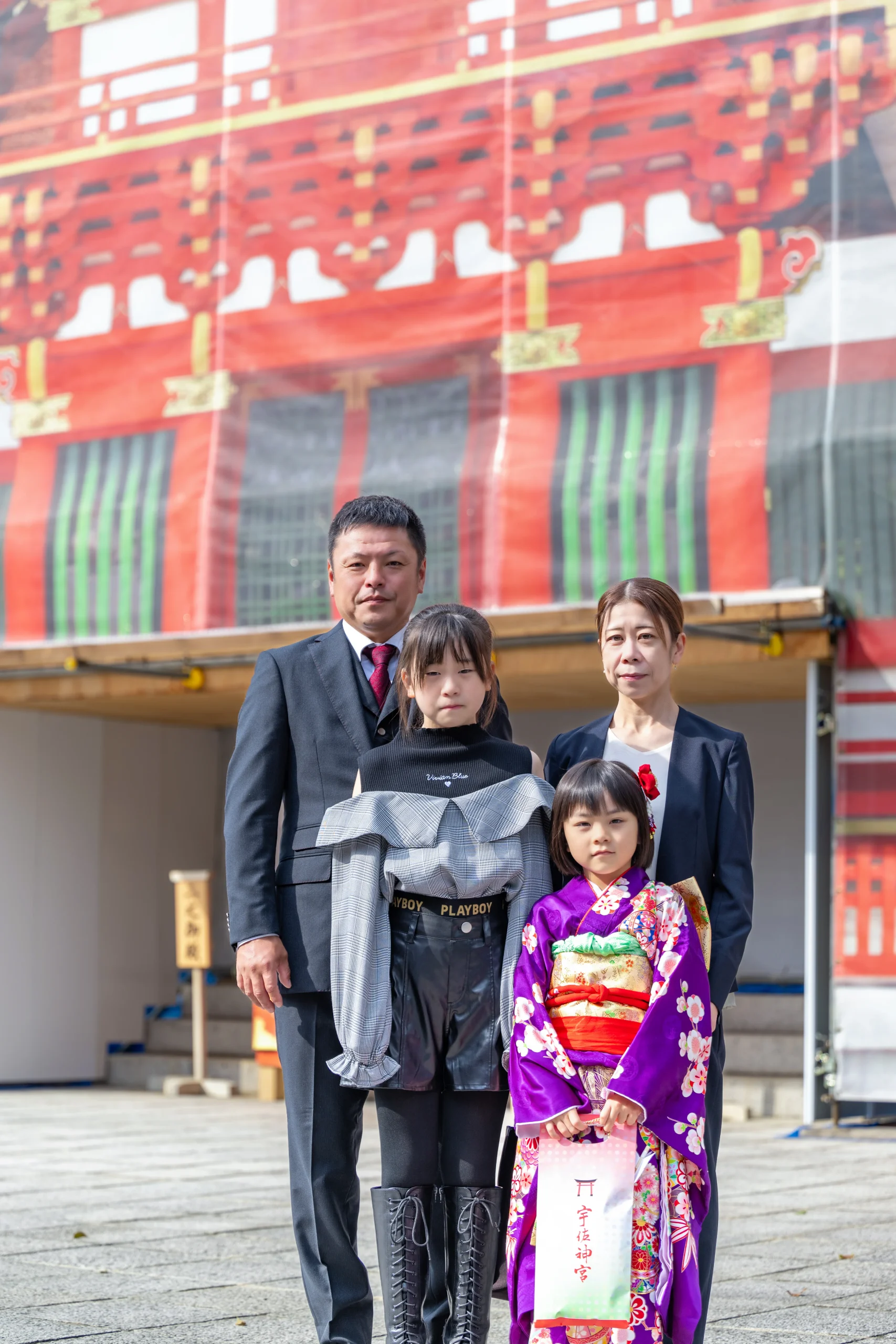 大分 七五三 写真 ,大分 写真 修正