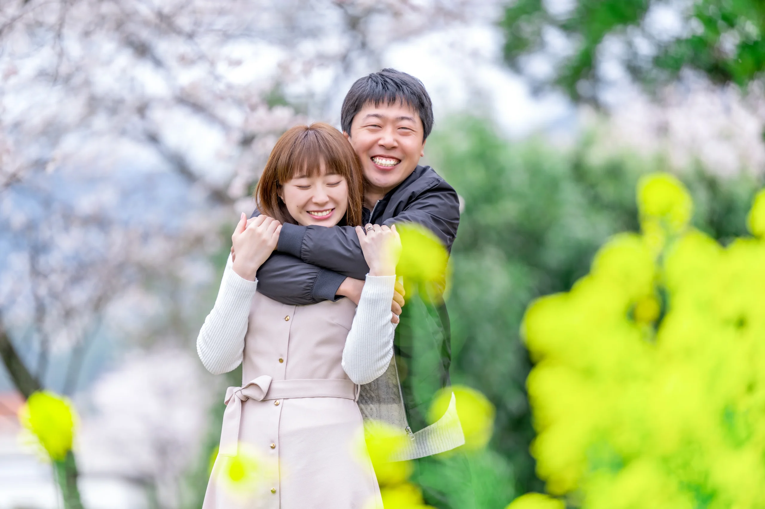 大分 カップル 写真、旅行写真帯同撮影