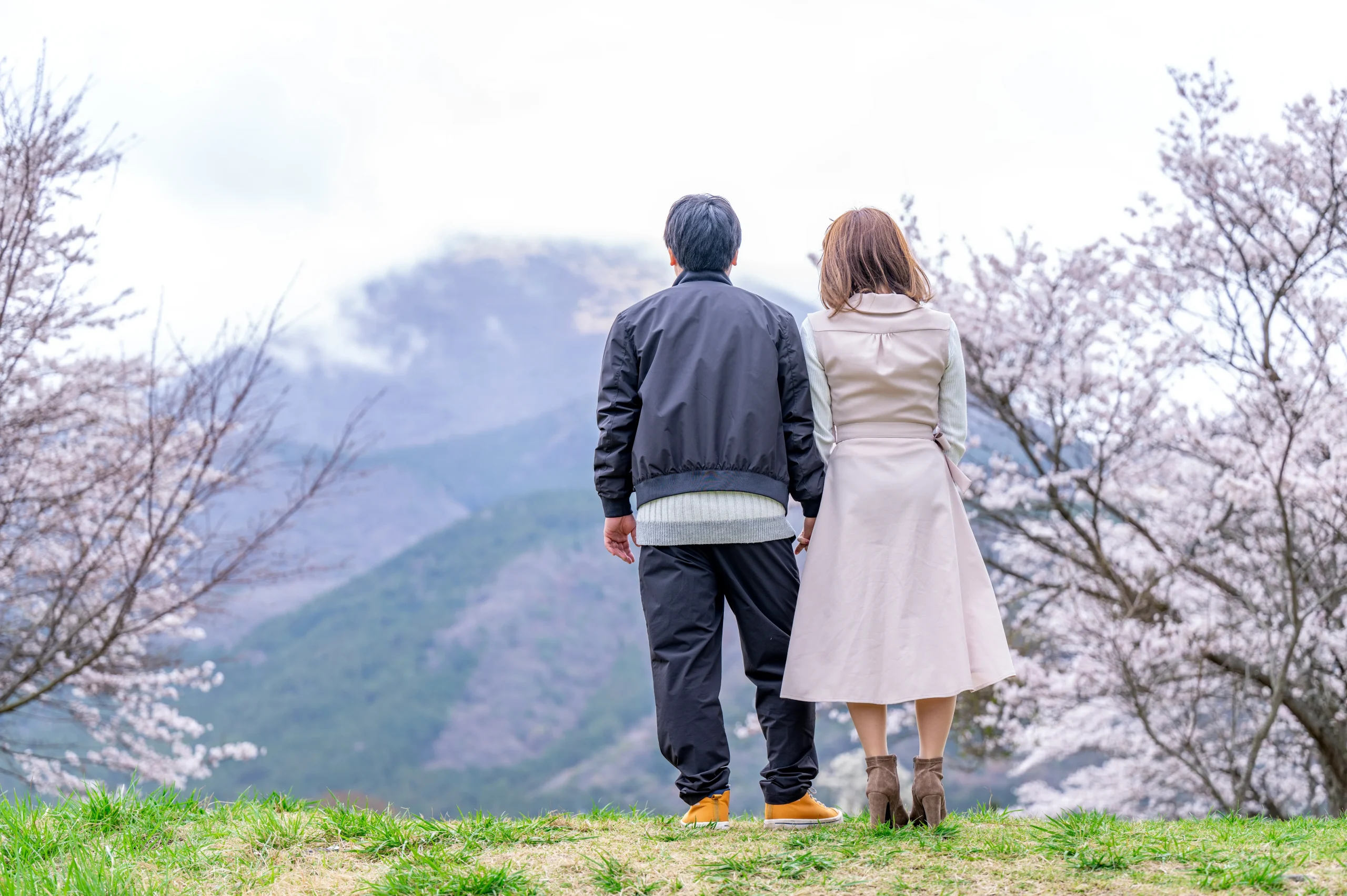 大分 カップル 写真、旅行写真帯同撮影