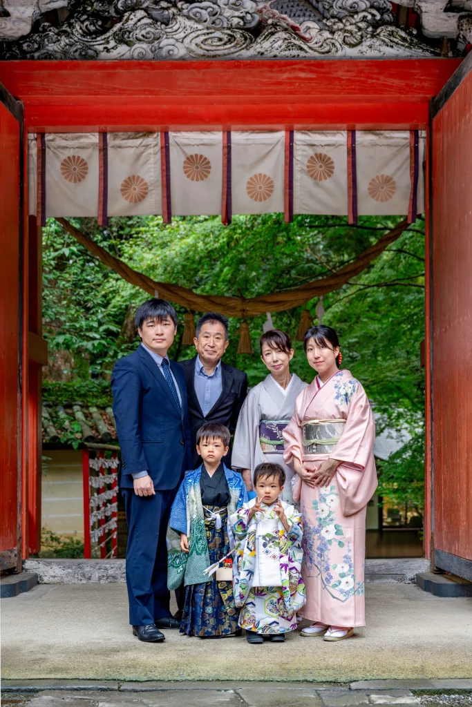 大分 柞原八幡宮 七五三 出張撮影