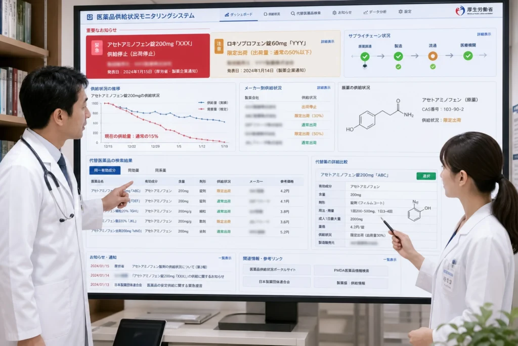 AI搭載 医薬品ネットワークサービス