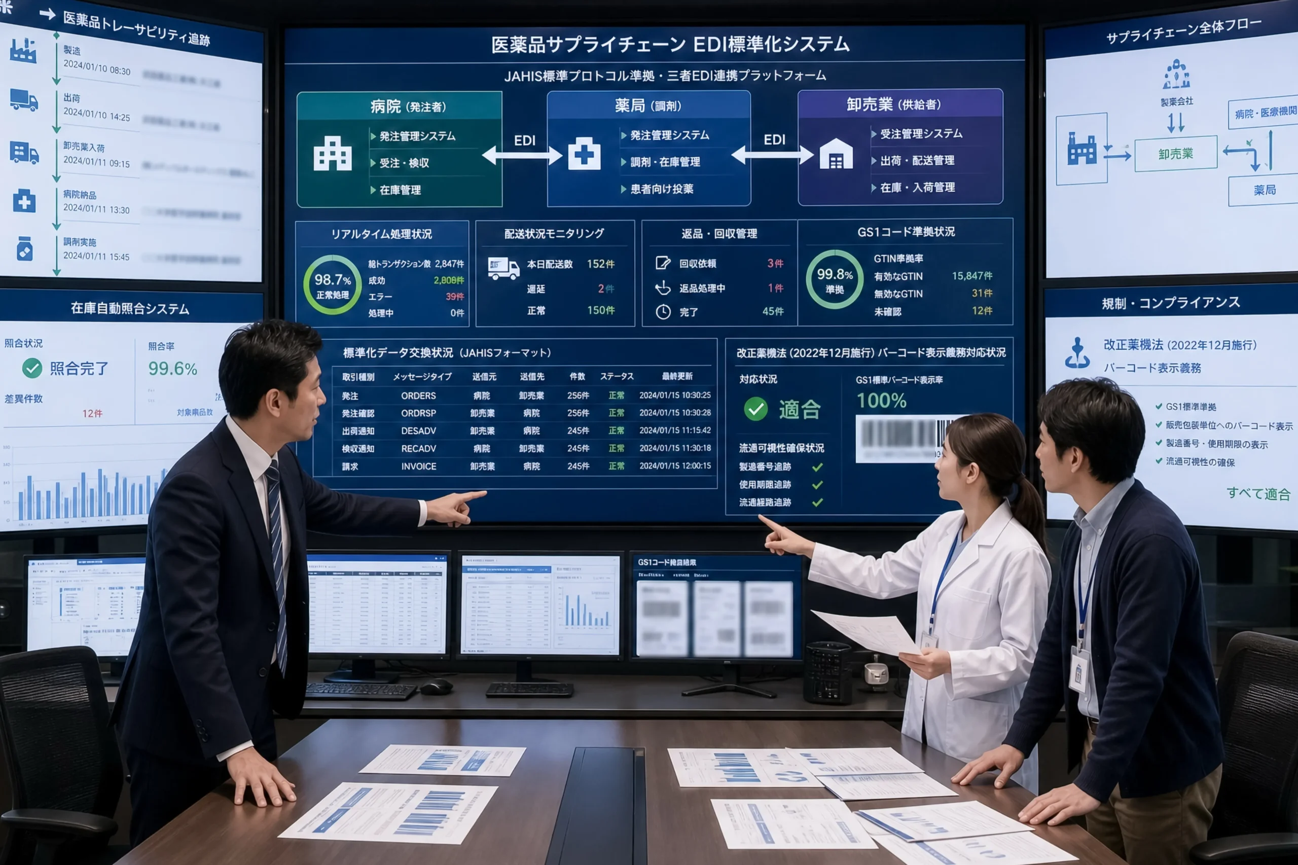 AI搭載 医薬品ネットワークサービス