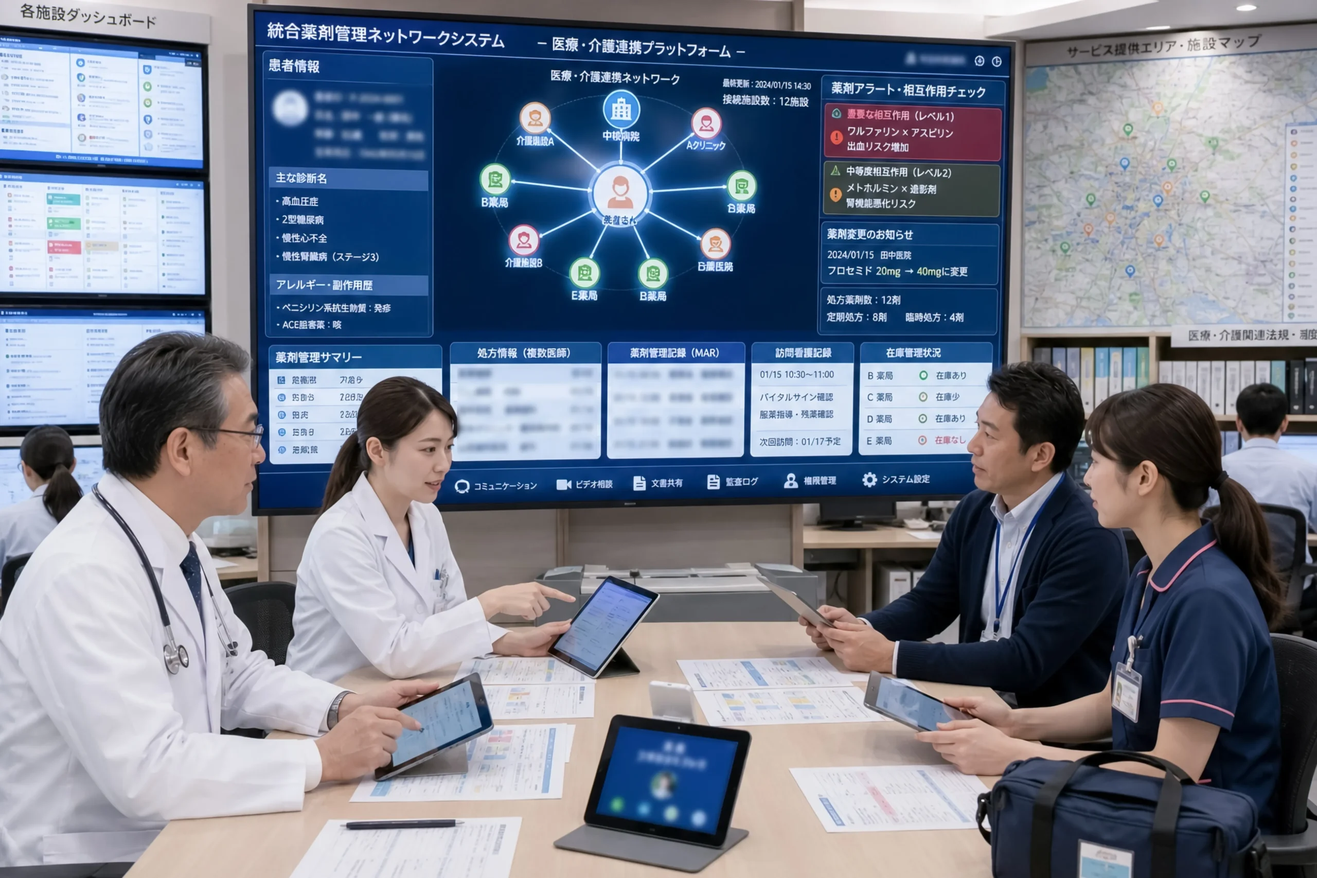 AI搭載 医薬品ネットワークサービス