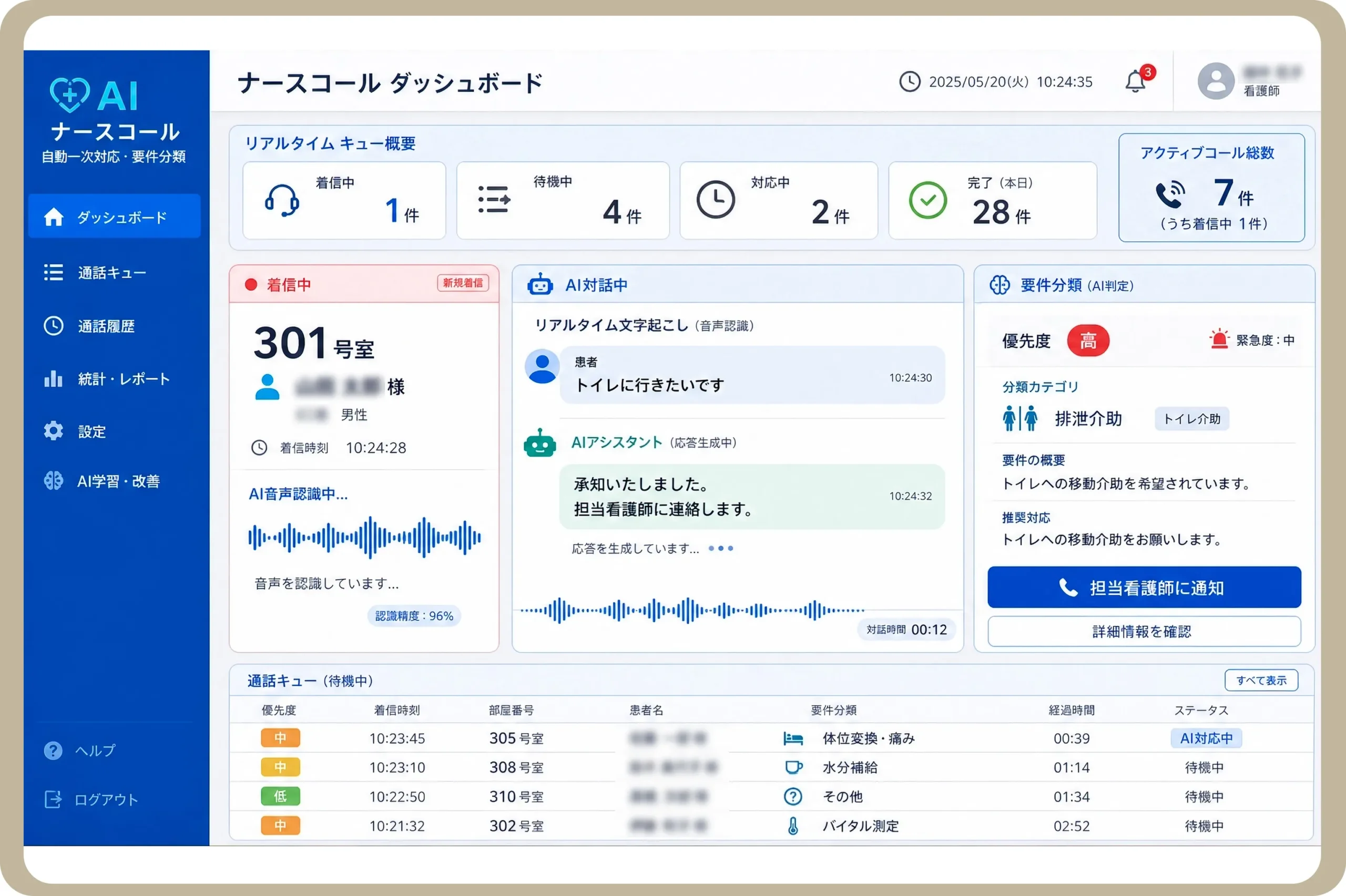 AI自動1時対応要件分類