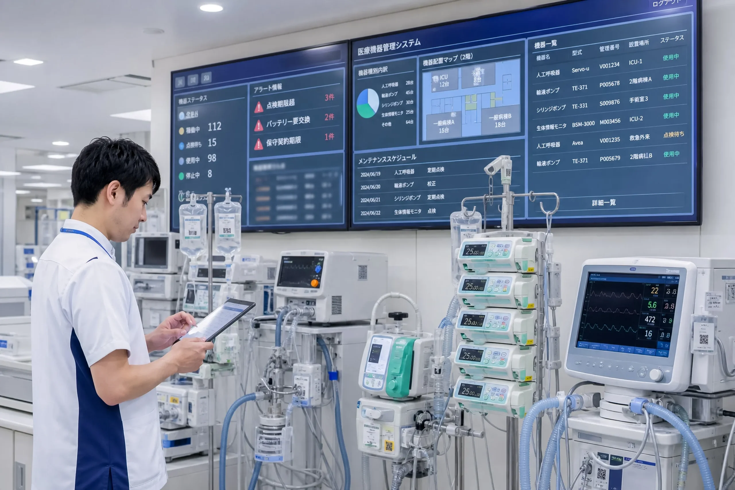 AI 医療機器管理 システム