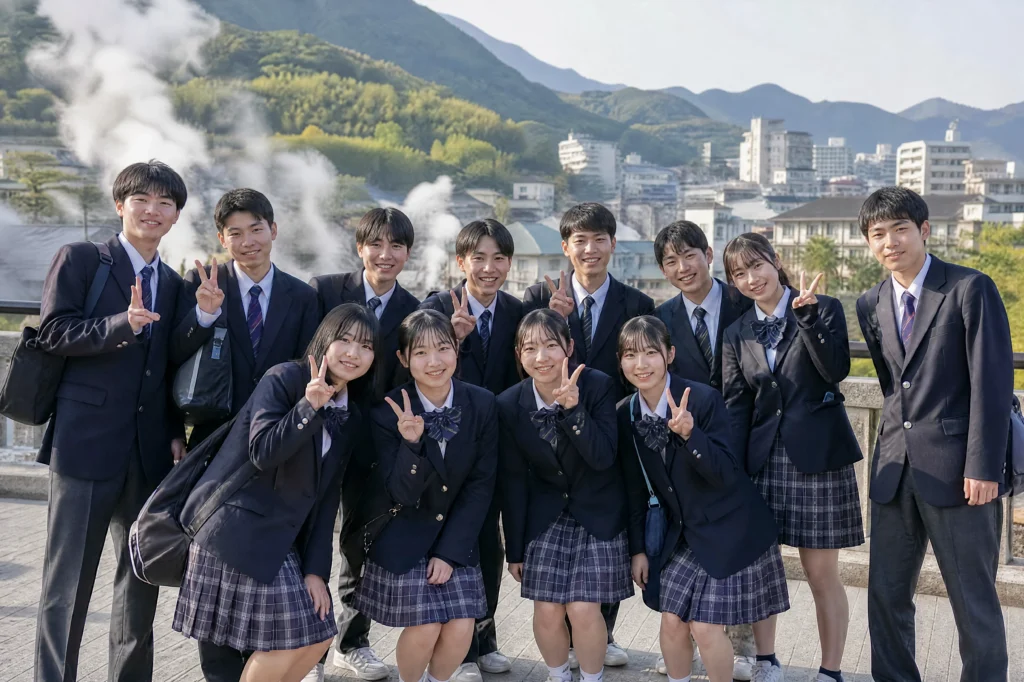 大分修学旅行 撮影