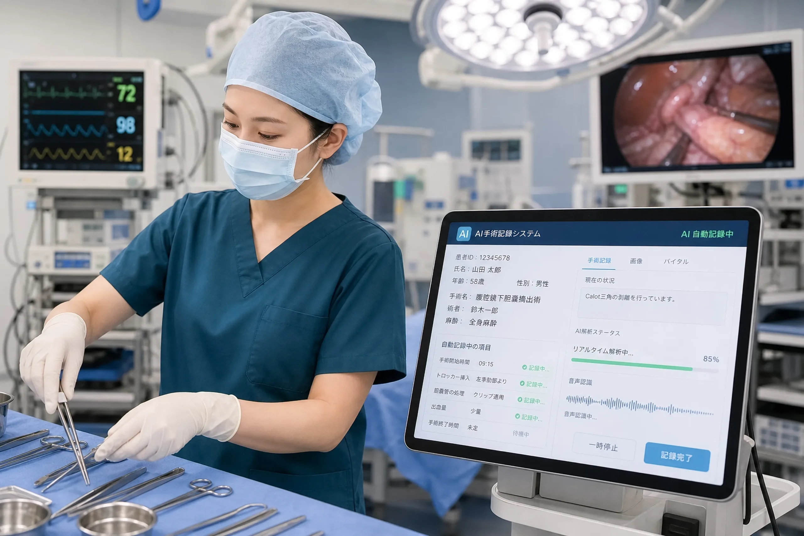 看護支援システム OPE室