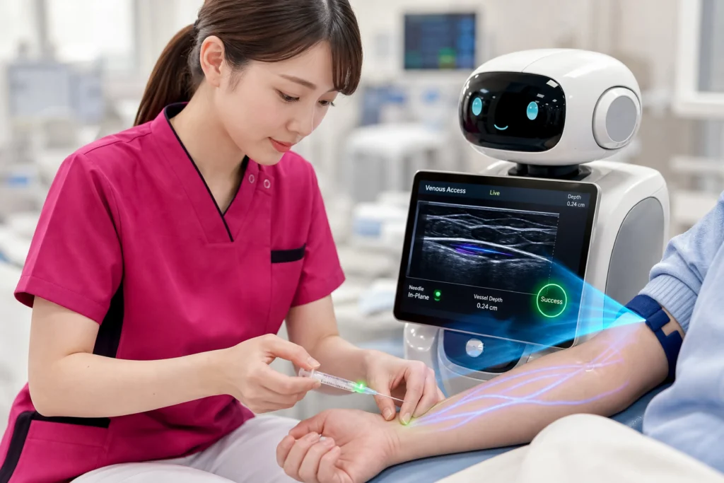 透析穿刺介助システム 透析穿刺ロボット