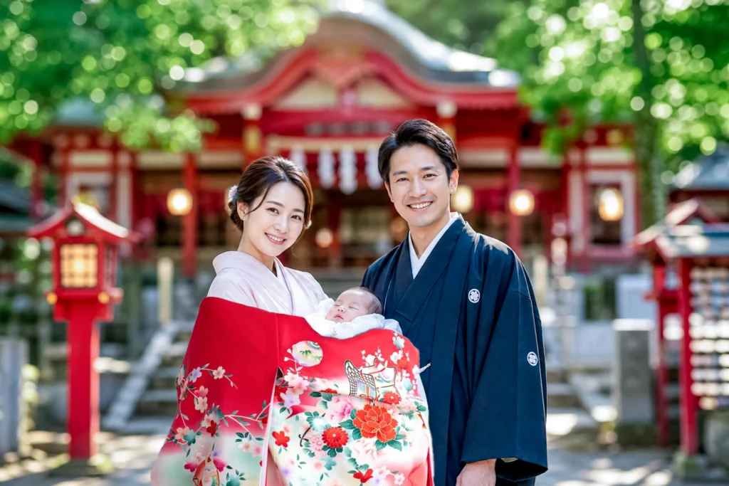 薦神社 お宮参り出張撮影